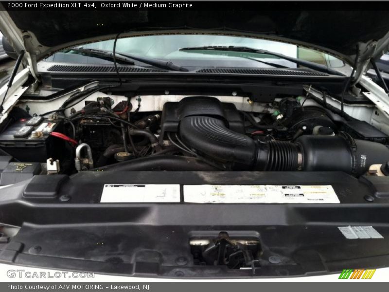 Oxford White / Medium Graphite 2000 Ford Expedition XLT 4x4