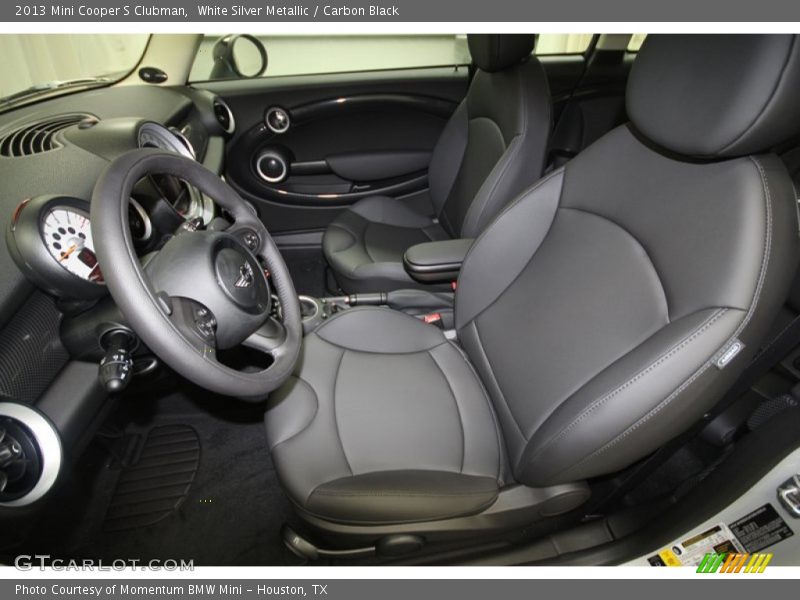 White Silver Metallic / Carbon Black 2013 Mini Cooper S Clubman