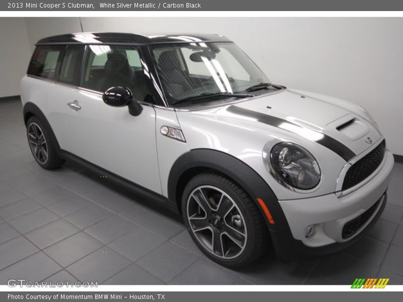 White Silver Metallic / Carbon Black 2013 Mini Cooper S Clubman