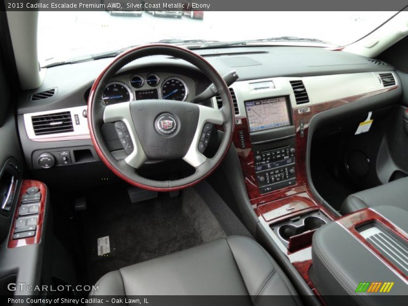 Ebony Interior - 2013 Escalade Premium AWD 