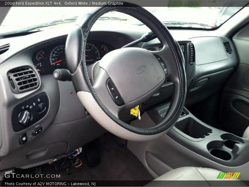 Oxford White / Medium Graphite 2000 Ford Expedition XLT 4x4