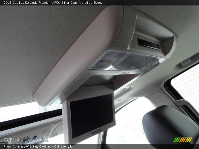 Silver Coast Metallic / Ebony 2013 Cadillac Escalade Premium AWD