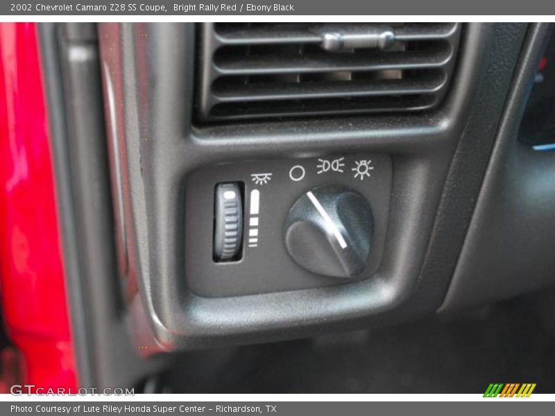 Bright Rally Red / Ebony Black 2002 Chevrolet Camaro Z28 SS Coupe