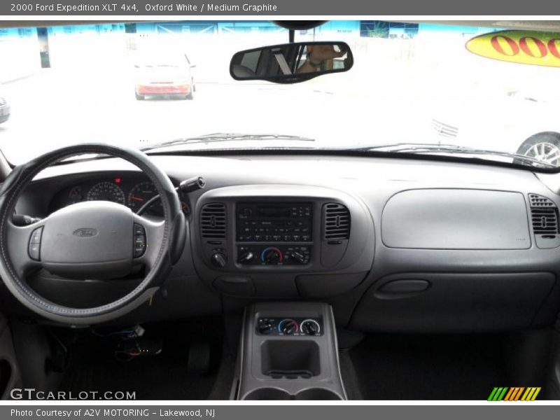 Oxford White / Medium Graphite 2000 Ford Expedition XLT 4x4