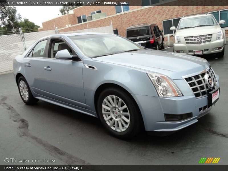Glacier Blue Metallic / Light Titanium/Ebony 2013 Cadillac CTS 3.0 Sedan