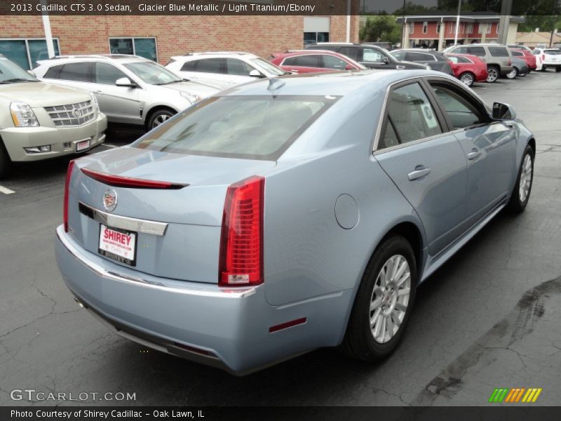 Glacier Blue Metallic / Light Titanium/Ebony 2013 Cadillac CTS 3.0 Sedan