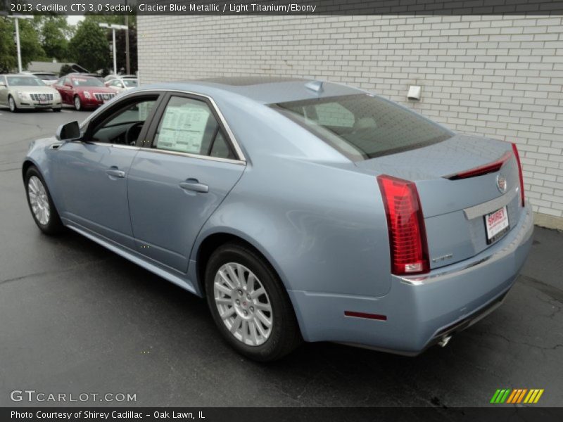 Glacier Blue Metallic / Light Titanium/Ebony 2013 Cadillac CTS 3.0 Sedan