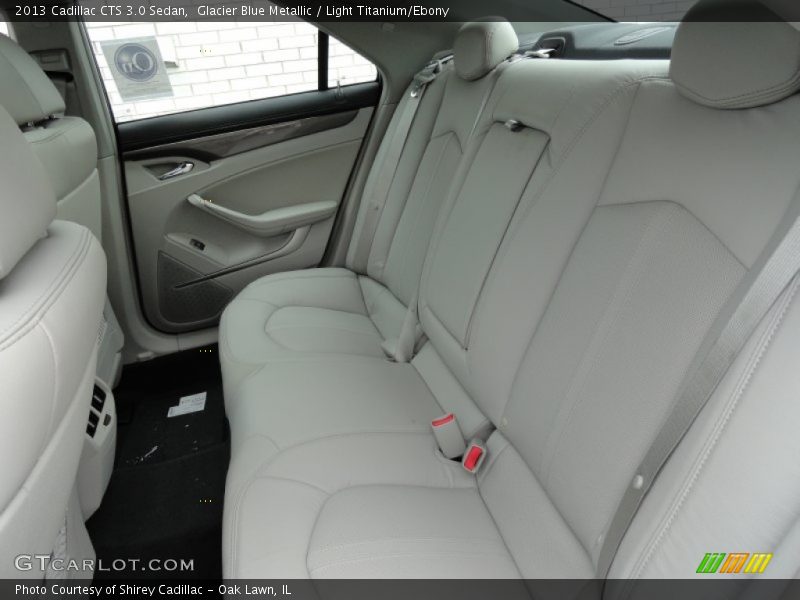 Rear Seat of 2013 CTS 3.0 Sedan