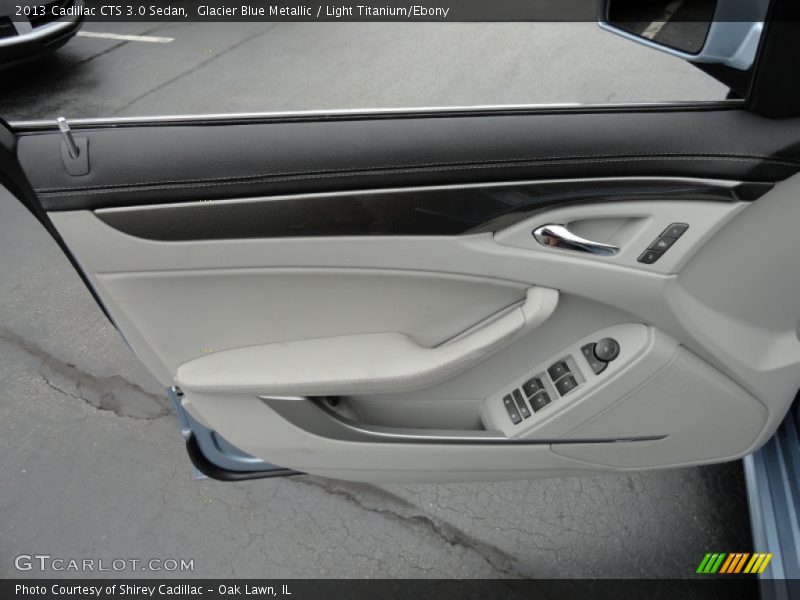 Glacier Blue Metallic / Light Titanium/Ebony 2013 Cadillac CTS 3.0 Sedan