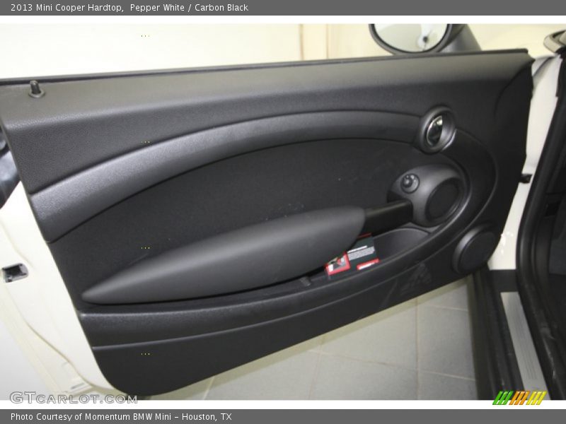 Pepper White / Carbon Black 2013 Mini Cooper Hardtop