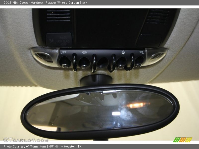 Pepper White / Carbon Black 2013 Mini Cooper Hardtop