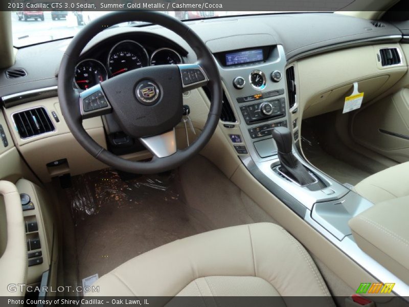 Cashmere/Cocoa Interior - 2013 CTS 3.0 Sedan 