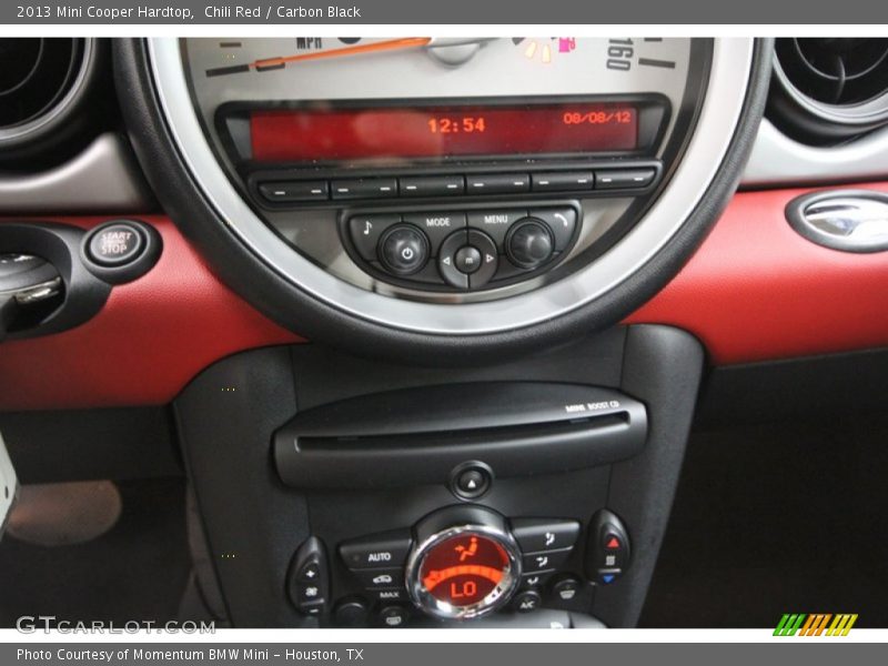 Chili Red / Carbon Black 2013 Mini Cooper Hardtop