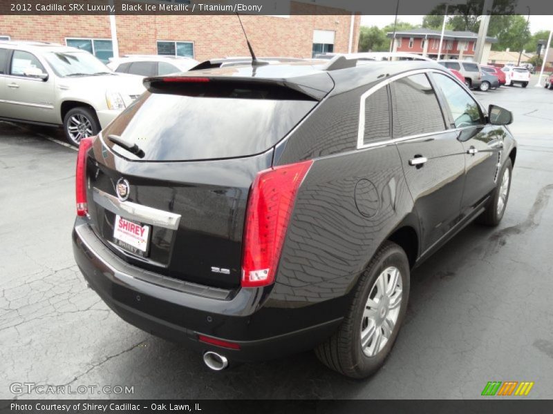 Black Ice Metallic / Titanium/Ebony 2012 Cadillac SRX Luxury