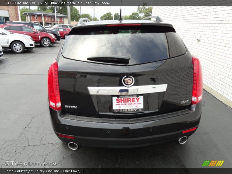 Black Ice Metallic / Titanium/Ebony 2012 Cadillac SRX Luxury