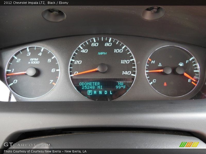 Black / Ebony 2012 Chevrolet Impala LTZ