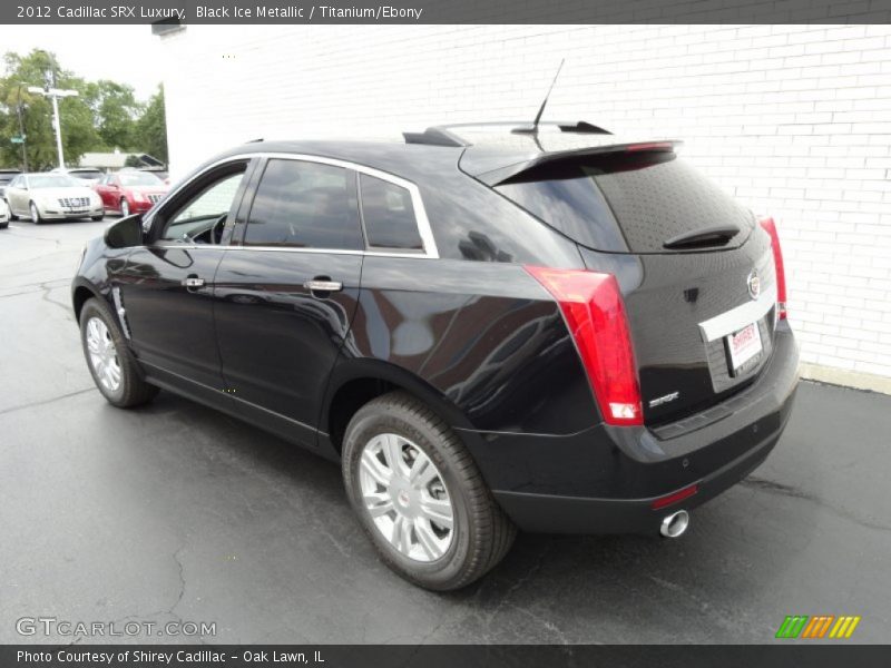 Black Ice Metallic / Titanium/Ebony 2012 Cadillac SRX Luxury