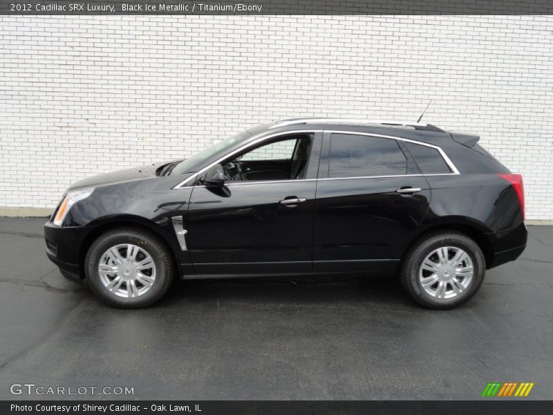 Black Ice Metallic / Titanium/Ebony 2012 Cadillac SRX Luxury