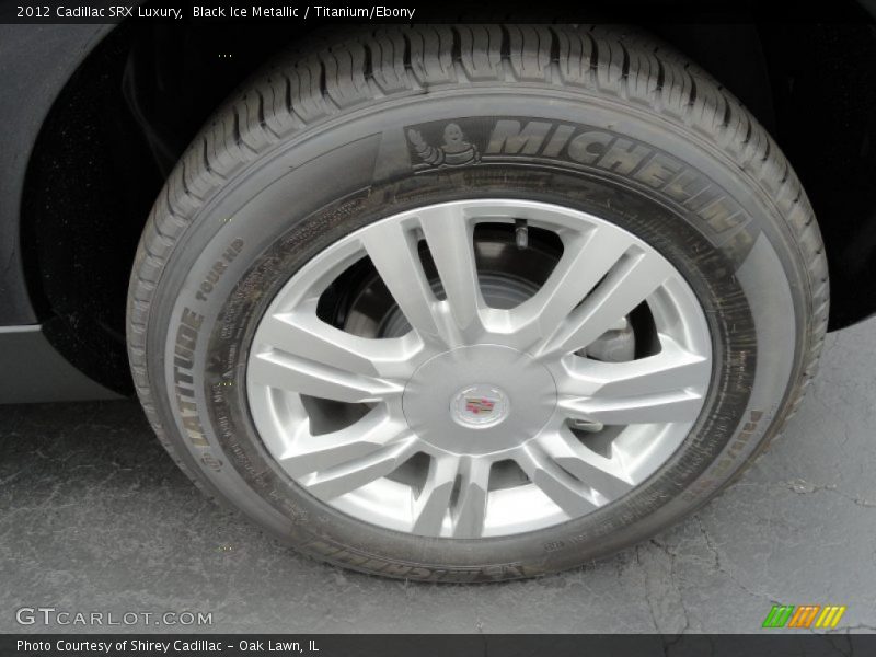 Black Ice Metallic / Titanium/Ebony 2012 Cadillac SRX Luxury