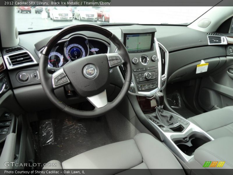 Black Ice Metallic / Titanium/Ebony 2012 Cadillac SRX Luxury