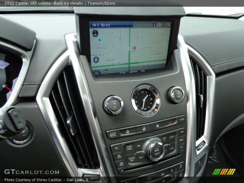 Black Ice Metallic / Titanium/Ebony 2012 Cadillac SRX Luxury