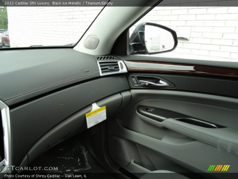 Black Ice Metallic / Titanium/Ebony 2012 Cadillac SRX Luxury