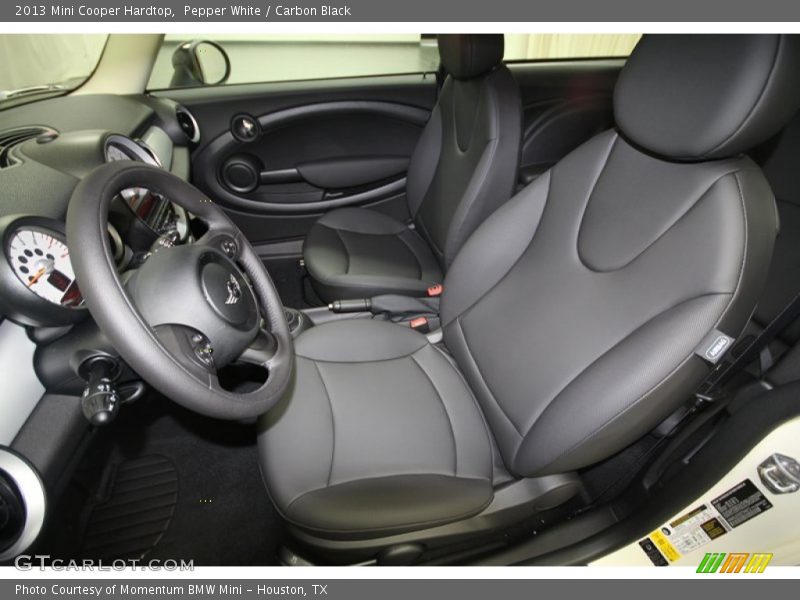 Pepper White / Carbon Black 2013 Mini Cooper Hardtop