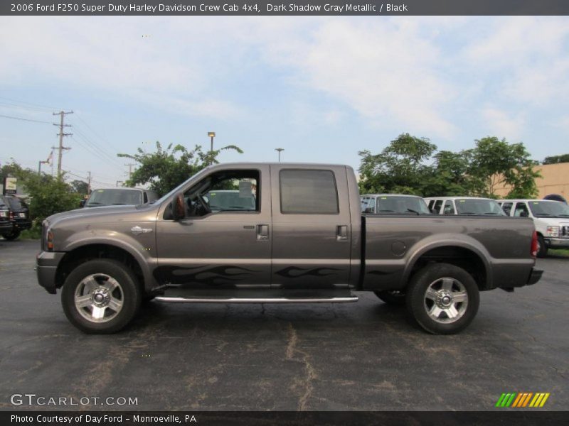 Dark Shadow Gray Metallic / Black 2006 Ford F250 Super Duty Harley Davidson Crew Cab 4x4