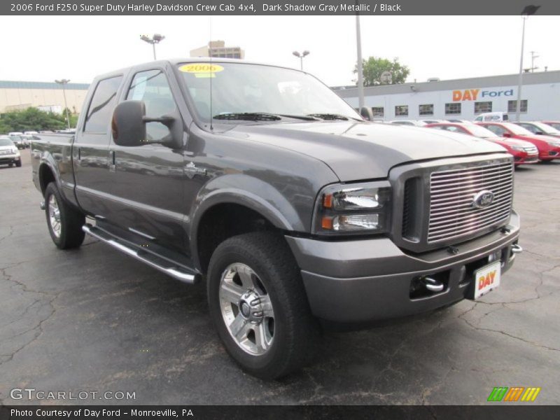 Dark Shadow Gray Metallic / Black 2006 Ford F250 Super Duty Harley Davidson Crew Cab 4x4