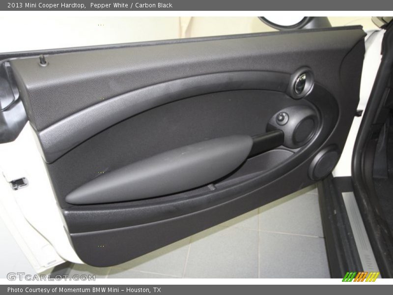 Pepper White / Carbon Black 2013 Mini Cooper Hardtop