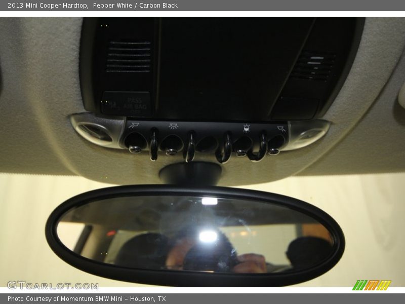 Pepper White / Carbon Black 2013 Mini Cooper Hardtop
