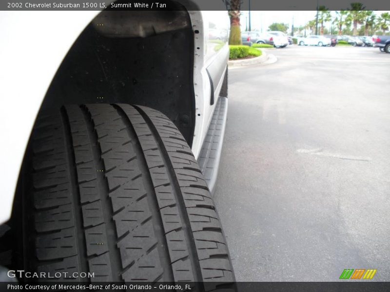 Summit White / Tan 2002 Chevrolet Suburban 1500 LS