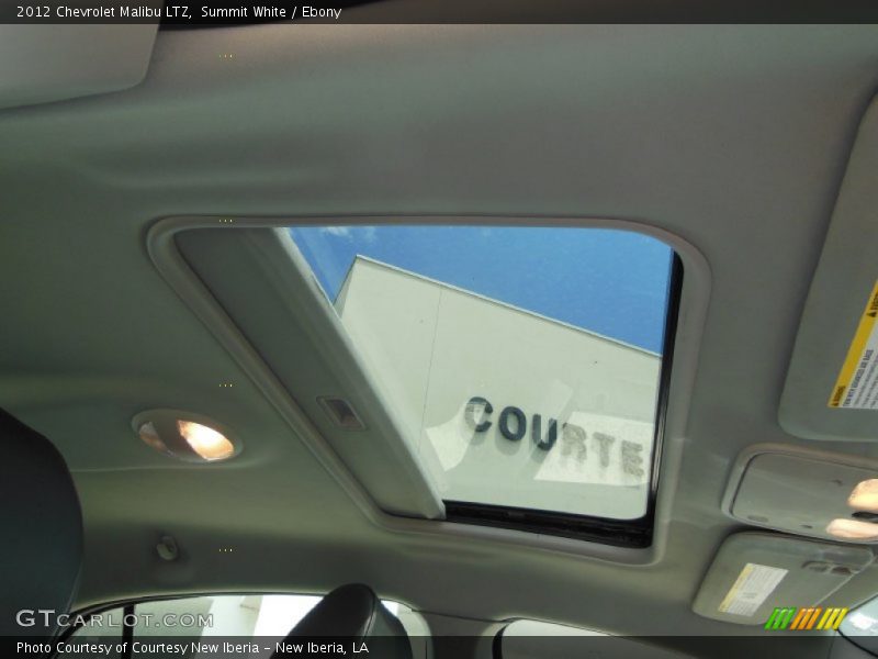 Summit White / Ebony 2012 Chevrolet Malibu LTZ