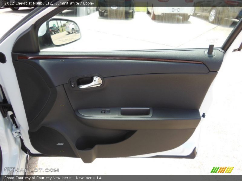 Summit White / Ebony 2012 Chevrolet Malibu LTZ