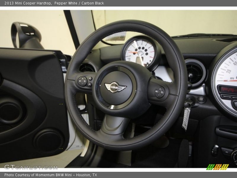 Pepper White / Carbon Black 2013 Mini Cooper Hardtop