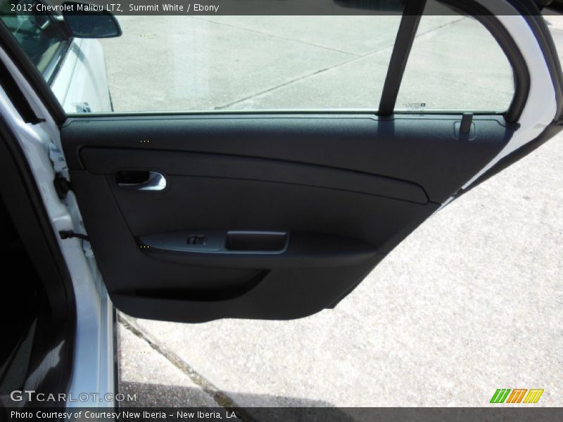 Summit White / Ebony 2012 Chevrolet Malibu LTZ