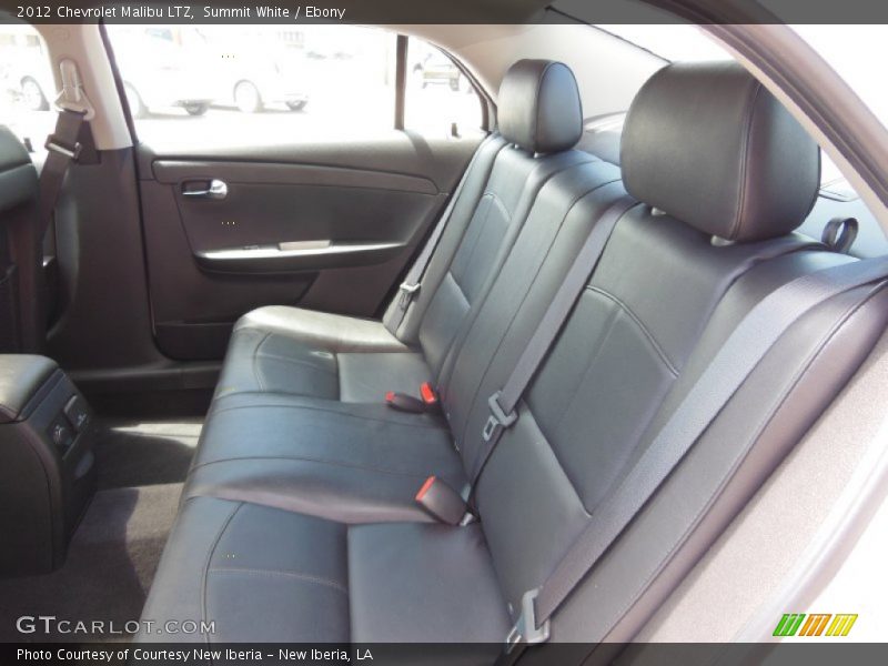 Summit White / Ebony 2012 Chevrolet Malibu LTZ