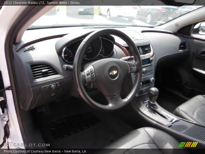 Summit White / Ebony 2012 Chevrolet Malibu LTZ