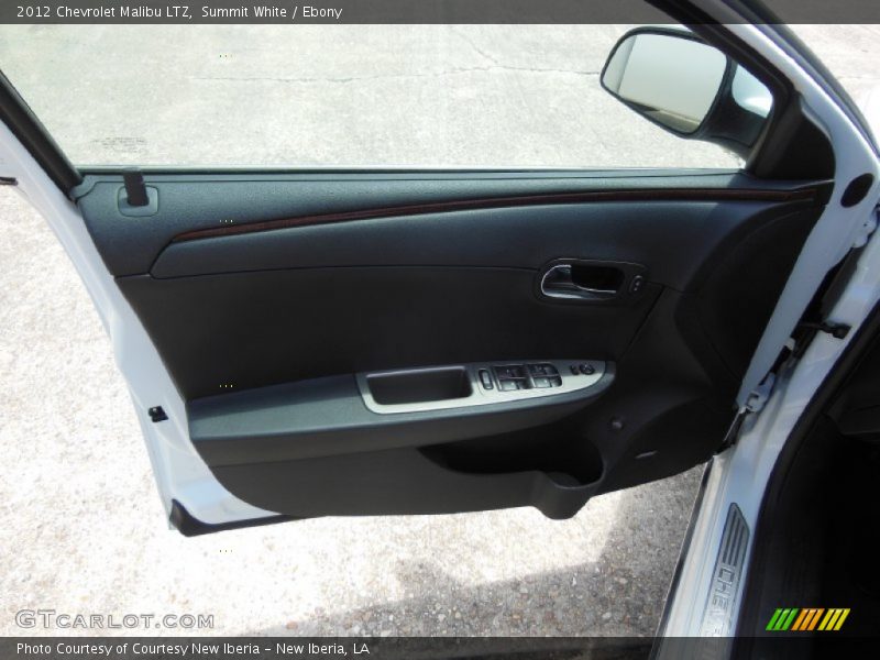 Summit White / Ebony 2012 Chevrolet Malibu LTZ