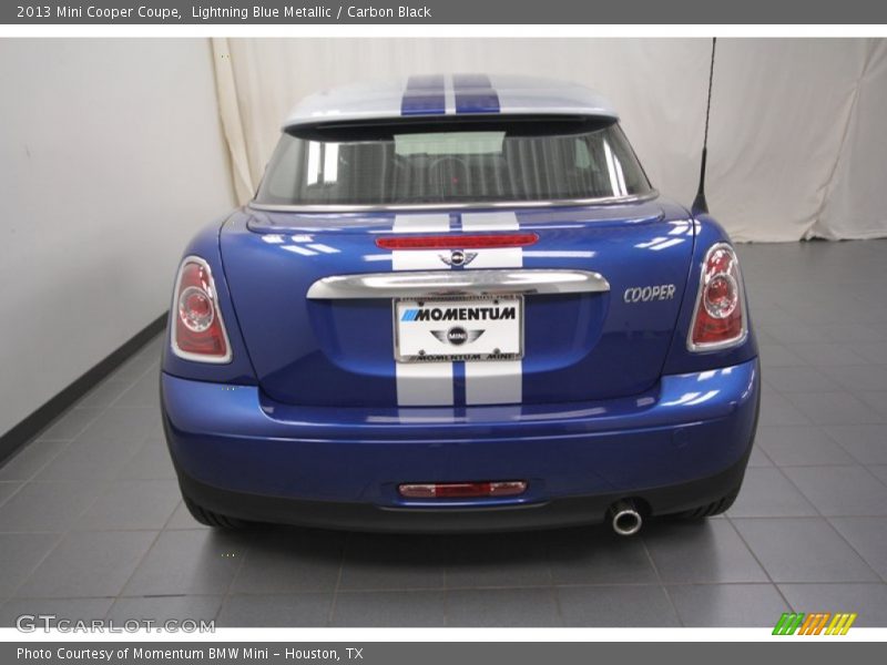 Lightning Blue Metallic / Carbon Black 2013 Mini Cooper Coupe