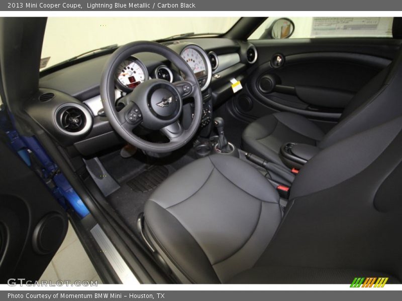  2013 Cooper Coupe Carbon Black Interior