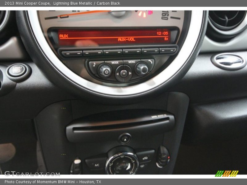 Lightning Blue Metallic / Carbon Black 2013 Mini Cooper Coupe