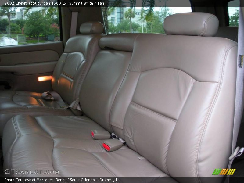 Summit White / Tan 2002 Chevrolet Suburban 1500 LS