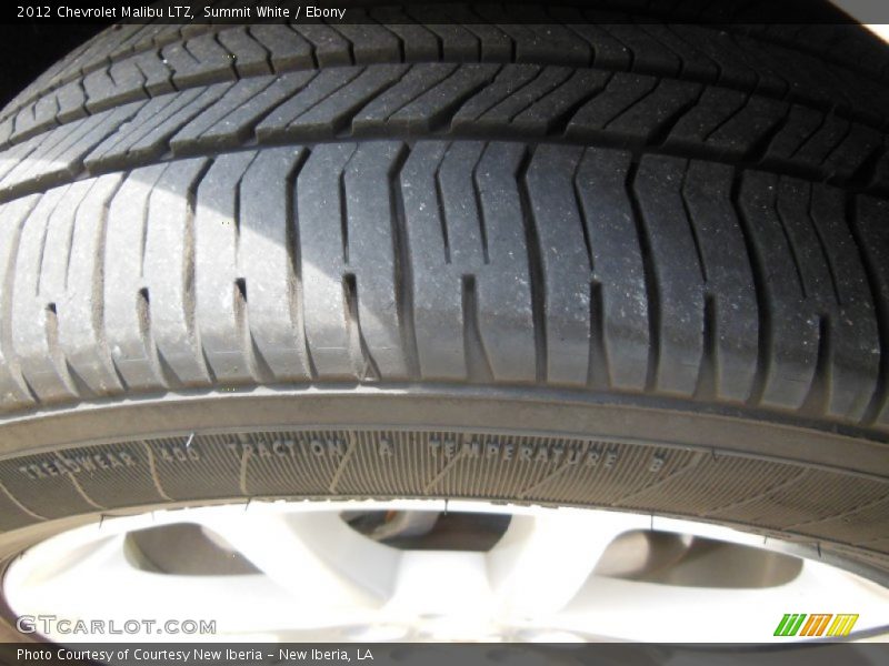 Summit White / Ebony 2012 Chevrolet Malibu LTZ