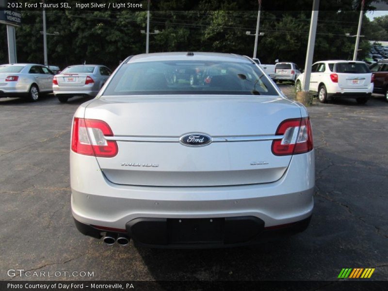 Ingot Silver / Light Stone 2012 Ford Taurus SEL