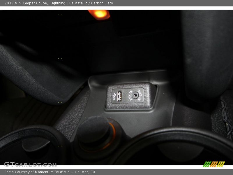 Lightning Blue Metallic / Carbon Black 2013 Mini Cooper Coupe