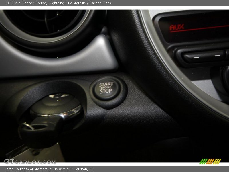 Lightning Blue Metallic / Carbon Black 2013 Mini Cooper Coupe