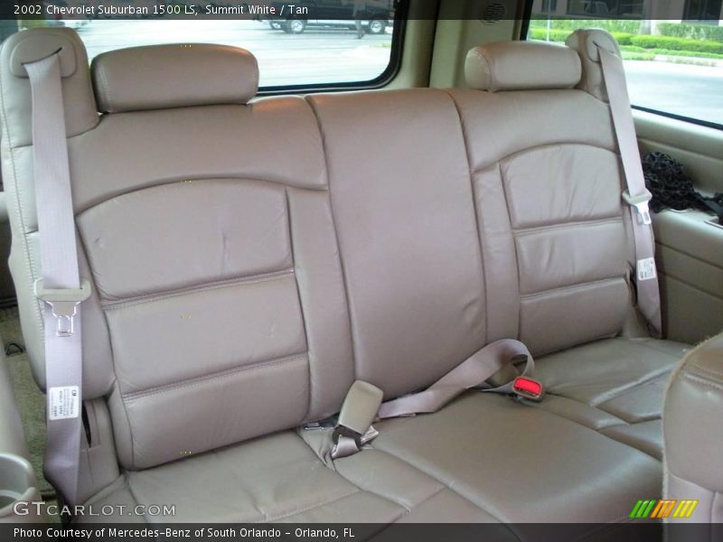 Summit White / Tan 2002 Chevrolet Suburban 1500 LS