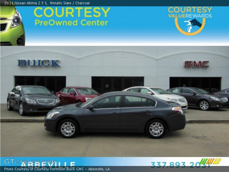 Metallic Slate / Charcoal 2011 Nissan Altima 2.5 S