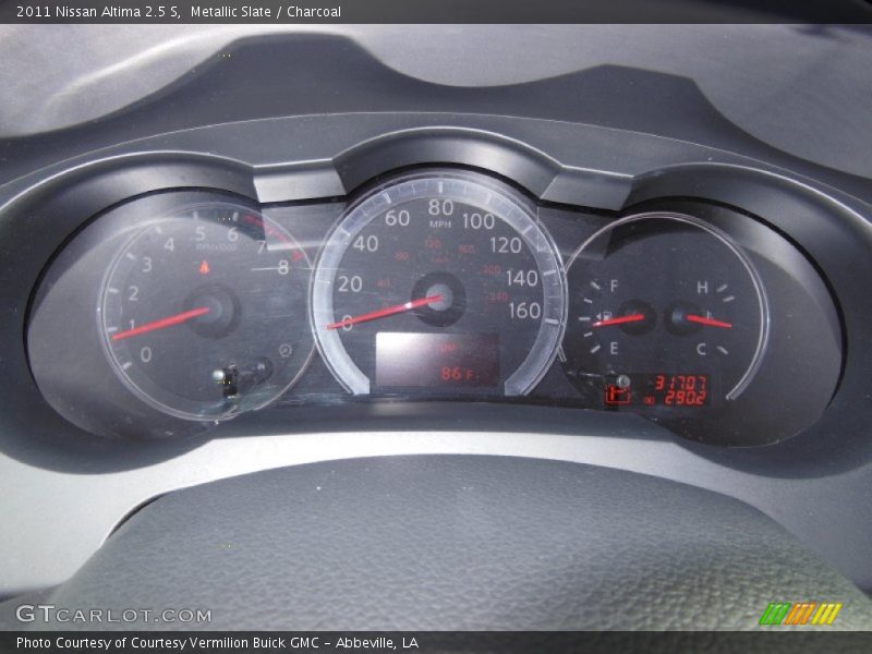 Metallic Slate / Charcoal 2011 Nissan Altima 2.5 S